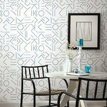 Load image into Gallery viewer, Lines and Shapes Peel + Stick Wallpaper