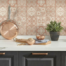 Load image into Gallery viewer, Marrakesh Tile Peel + Stick Wallpaper