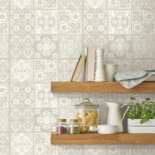Load image into Gallery viewer, Marrakesh Tile Peel + Stick Wallpaper