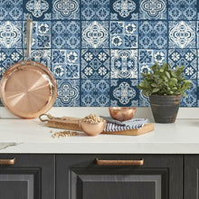 Load image into Gallery viewer, Marrakesh Tile Peel + Stick Wallpaper