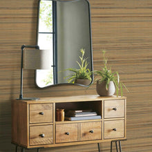 Load image into Gallery viewer, Faux Bamboo Grasscloth Peel + Stick Wallpaper