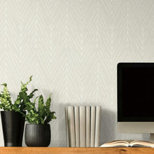 Load image into Gallery viewer, Herringbone Twigs Peel + Stick Wallpaper