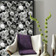 Load image into Gallery viewer, Vintage Blooms Peel + Stick Wallpaper
