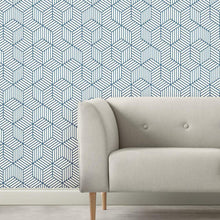 Load image into Gallery viewer, Hexagon Peel + Stick Wallpaper