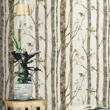 Load image into Gallery viewer, Birch Trees Peel + Stick Wallpaper