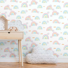 Load image into Gallery viewer, Rainbow's End Peel + Stick Wallpaper