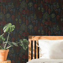 Load image into Gallery viewer, Folklore Trees Peel + Stick Wallpaper