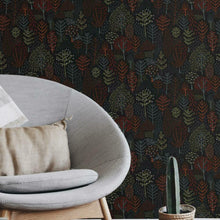 Load image into Gallery viewer, Folklore Trees Peel + Stick Wallpaper