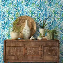 Load image into Gallery viewer, Watercolor Leaves Peel + Stick Wallpaper