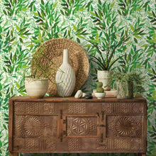Load image into Gallery viewer, Watercolor Leaves Peel + Stick Wallpaper