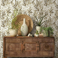 Load image into Gallery viewer, Watercolor Leaves Peel + Stick Wallpaper