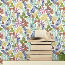 Load image into Gallery viewer, Watercolor Tropics Peel + Stick Wallpaper