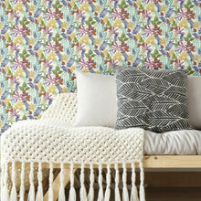 Load image into Gallery viewer, Watercolor Tropics Peel + Stick Wallpaper