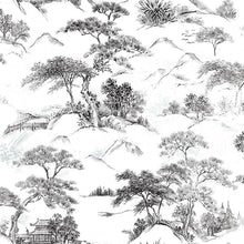 Load image into Gallery viewer, Oriental Toile Peel + Stick Wallpaper