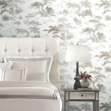 Load image into Gallery viewer, Oriental Toile Peel + Stick Wallpaper