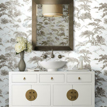 Load image into Gallery viewer, Oriental Toile Peel + Stick Wallpaper