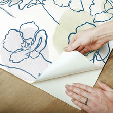 Load image into Gallery viewer, Mid-Century Poppy Peel + Stick Wallpaper