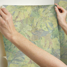 Load image into Gallery viewer, Jungle Leaf Canopy Peel + Stick Wallpaper