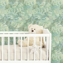 Load image into Gallery viewer, Jungle Leaf Canopy Peel + Stick Wallpaper