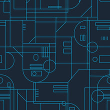 Load image into Gallery viewer, Star Wars R2D2 Geometric Peel + Stick Wallpaper