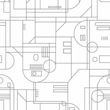 Load image into Gallery viewer, Star Wars R2D2 Geometric Peel + Stick Wallpaper