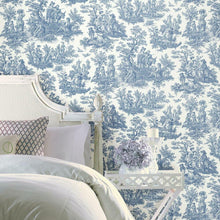 Load image into Gallery viewer, Waverly Country Life Toile Peel + Stick Wallpaper