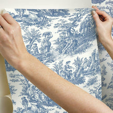 Load image into Gallery viewer, Waverly Country Life Toile Peel + Stick Wallpaper