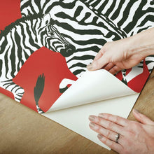 Load image into Gallery viewer, Waverly Herd Together Peel + Stick Wallpaper