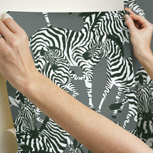 Load image into Gallery viewer, Waverly Herd Together Peel + Stick Wallpaper