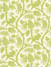 Load image into Gallery viewer, Scalamandré Balinese Peacock Peel + Stick Wallpaper