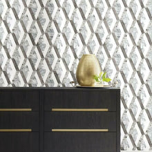 Load image into Gallery viewer, Marbled Diamond Peel + Stick Wallpaper