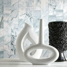 Load image into Gallery viewer, Marble Planks Peel + Stick Wallpaper