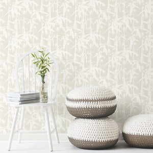 Modern Bamboo Peel + Stick Wallpaper