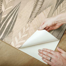 Load image into Gallery viewer, Fern &amp; Feathers Peel + Stick Wallpaper
