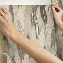 Load image into Gallery viewer, Fern &amp; Feathers Peel + Stick Wallpaper
