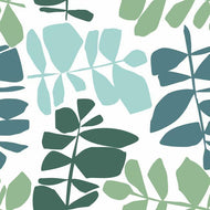 Jane Dixon Leaf Sprigs Peel + Stick Wallpaper
