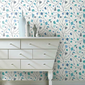 Jane Dixon Terrazzo Branch Peel + Stick Wallpaper