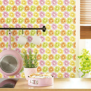 Jane Dixon Citrus Sweet Peel + Stick Wallpaper