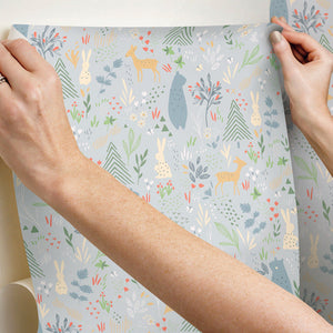 Spring Forest Pals Peel + Stick Wallpaper