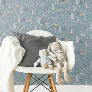 Spring Forest Pals Peel + Stick Wallpaper