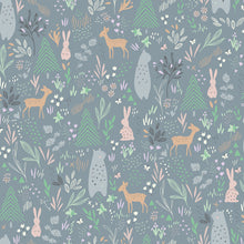 Load image into Gallery viewer, Spring Forest Pals Peel + Stick Wallpaper
