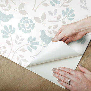 Rose Lindo Woodland Peel + Stick Wallpaper