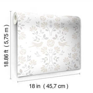 Rose Lindo Woodland Peel + Stick Wallpaper