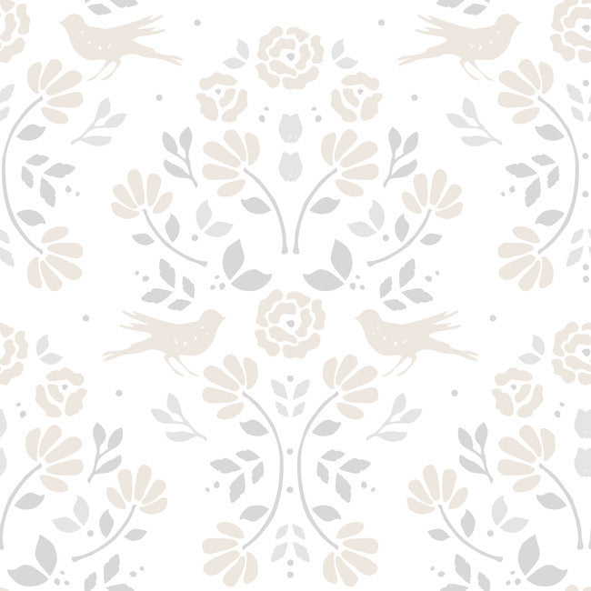 Rose Lindo Woodland Peel + Stick Wallpaper