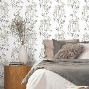 Nouveaux Wisteria Peel + Stick Wallpaper