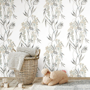 Nouveaux Wisteria Peel + Stick Wallpaper