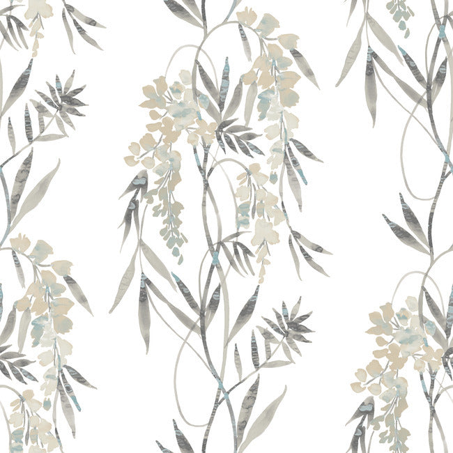 Nouveaux Wisteria Peel + Stick Wallpaper