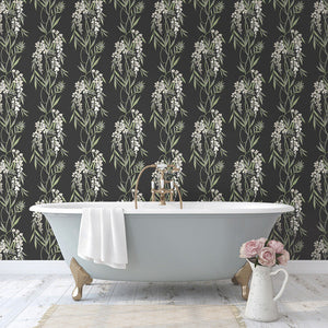 Nouveaux Wisteria Peel + Stick Wallpaper