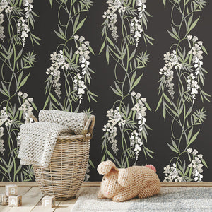 Nouveaux Wisteria Peel + Stick Wallpaper