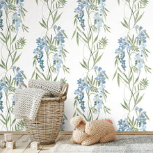 Load image into Gallery viewer, Nouveaux Wisteria Peel + Stick Wallpaper
